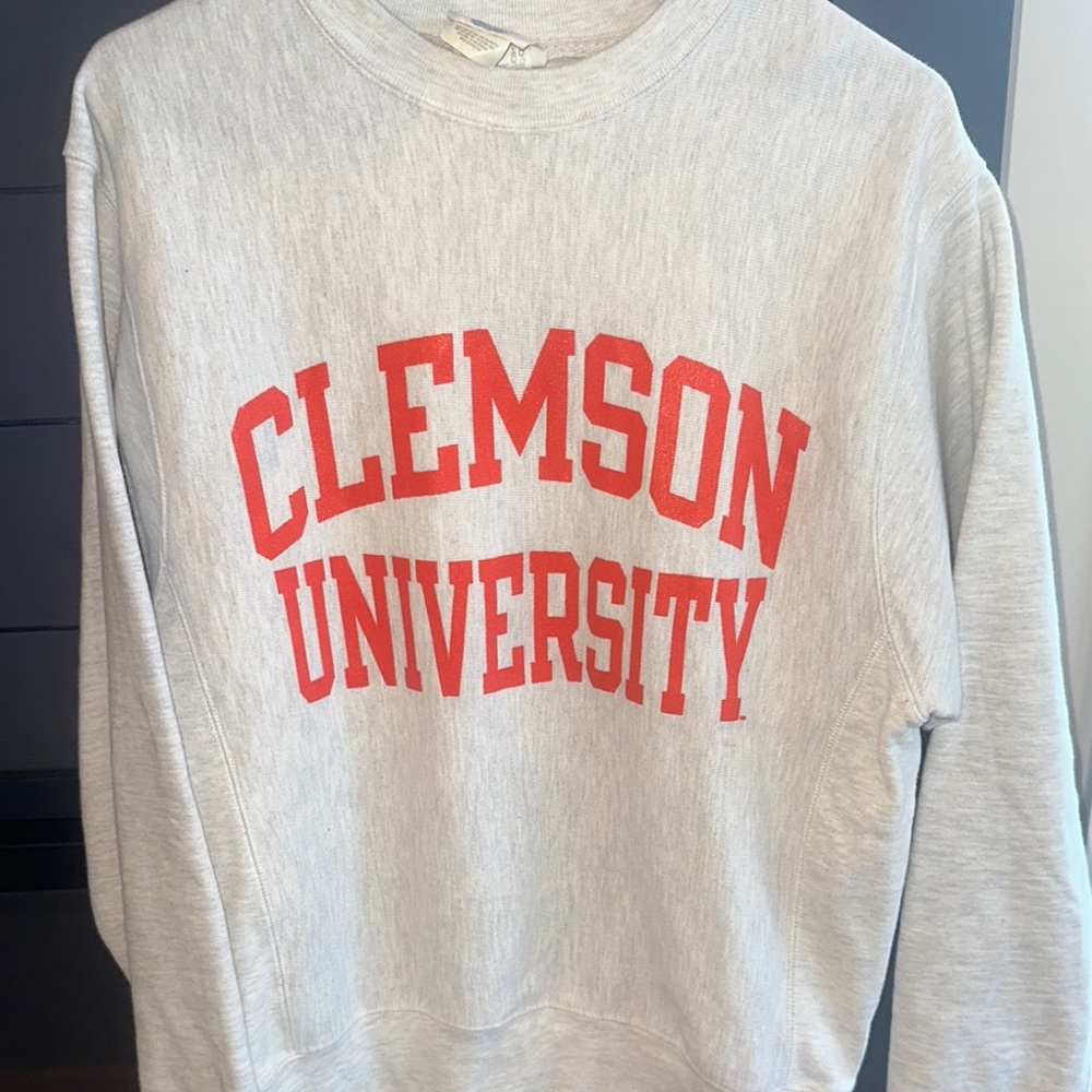 Gray Clemson University Sweatshirt
